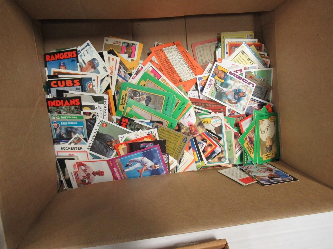 Large Box Lot of SPORTS Cards