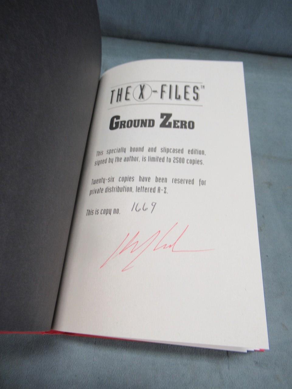 X-Files Ground Zero S/N Edition