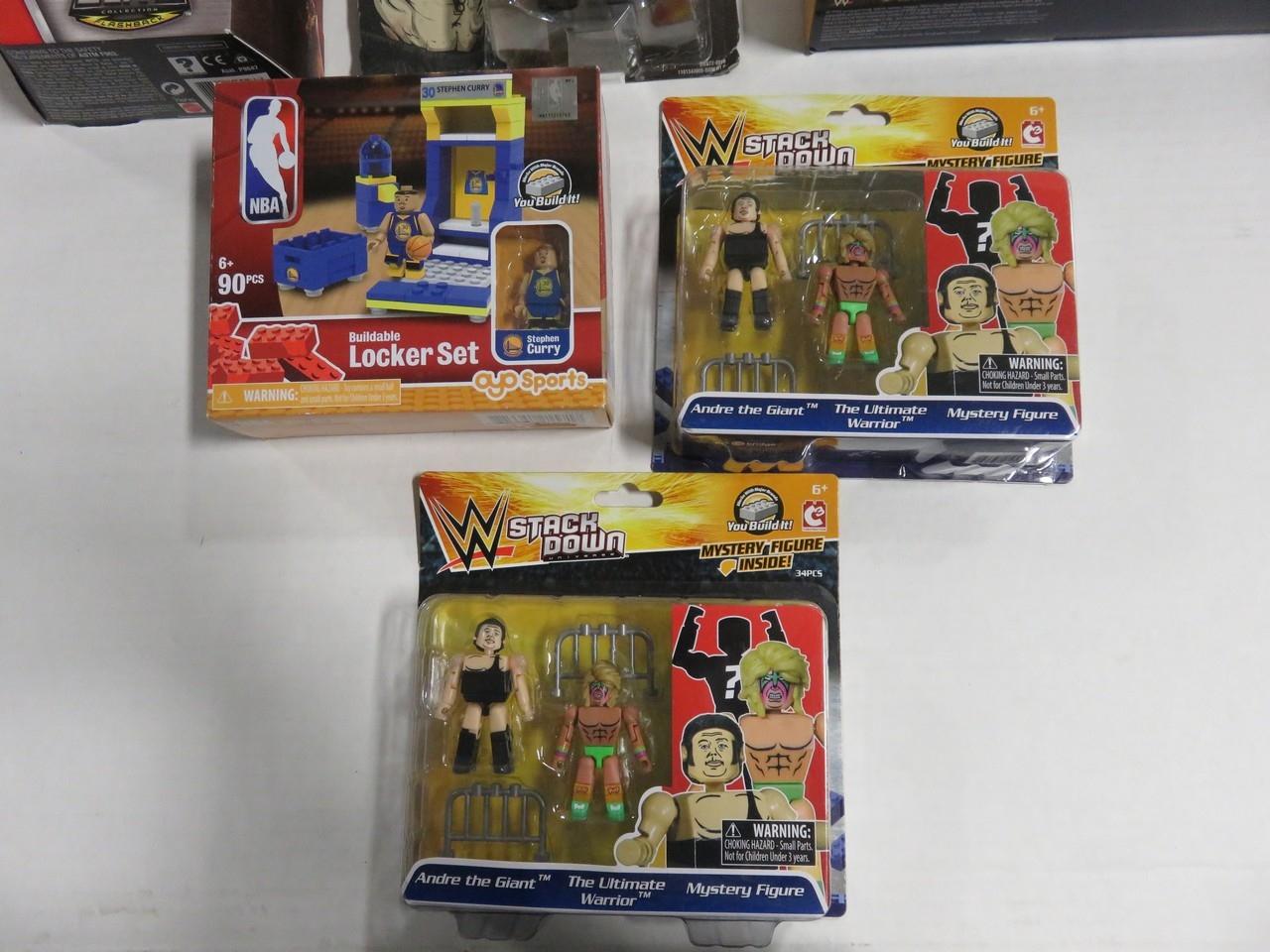 Wrestling/Basketball Collectibles/Toy Lot