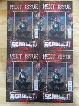 Scarlet #1 Icon (x4) Bendis/Maleev/Key.