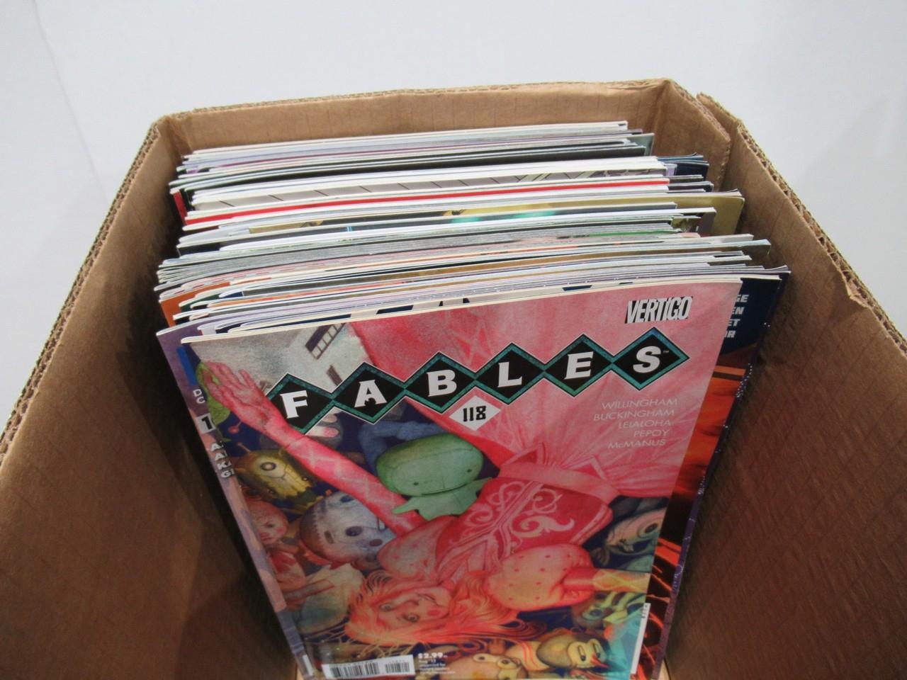 Long Box Full of Comics