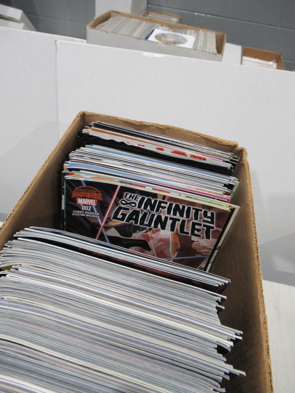 Long Box Full of Comics