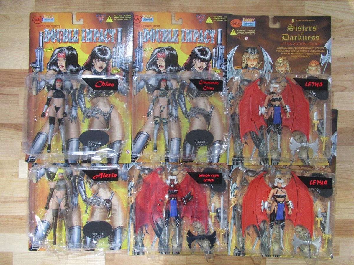 Bad Girl Comic Action Figure Box Lot