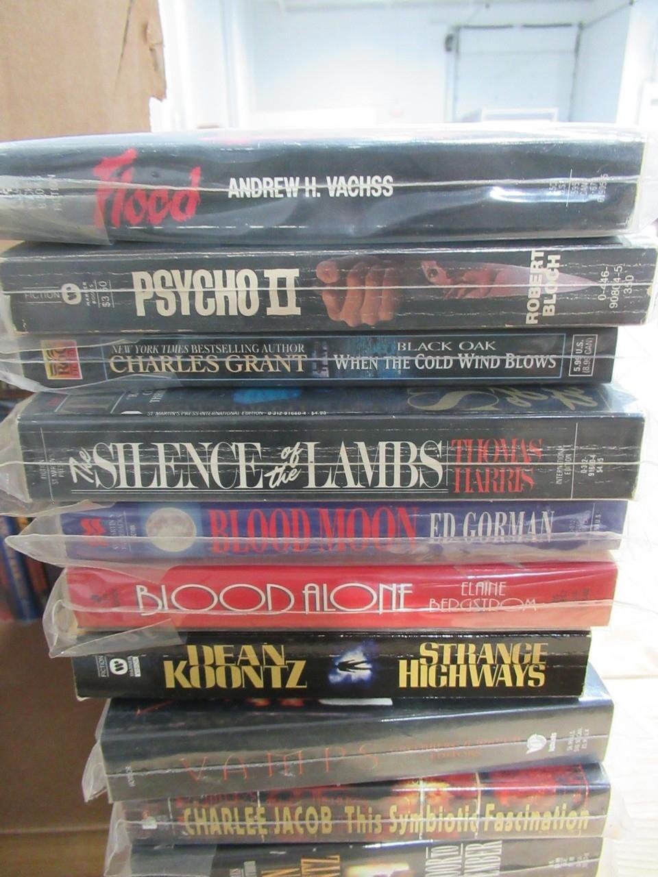 Horror/Thriller Paperbacks (lot of 64)