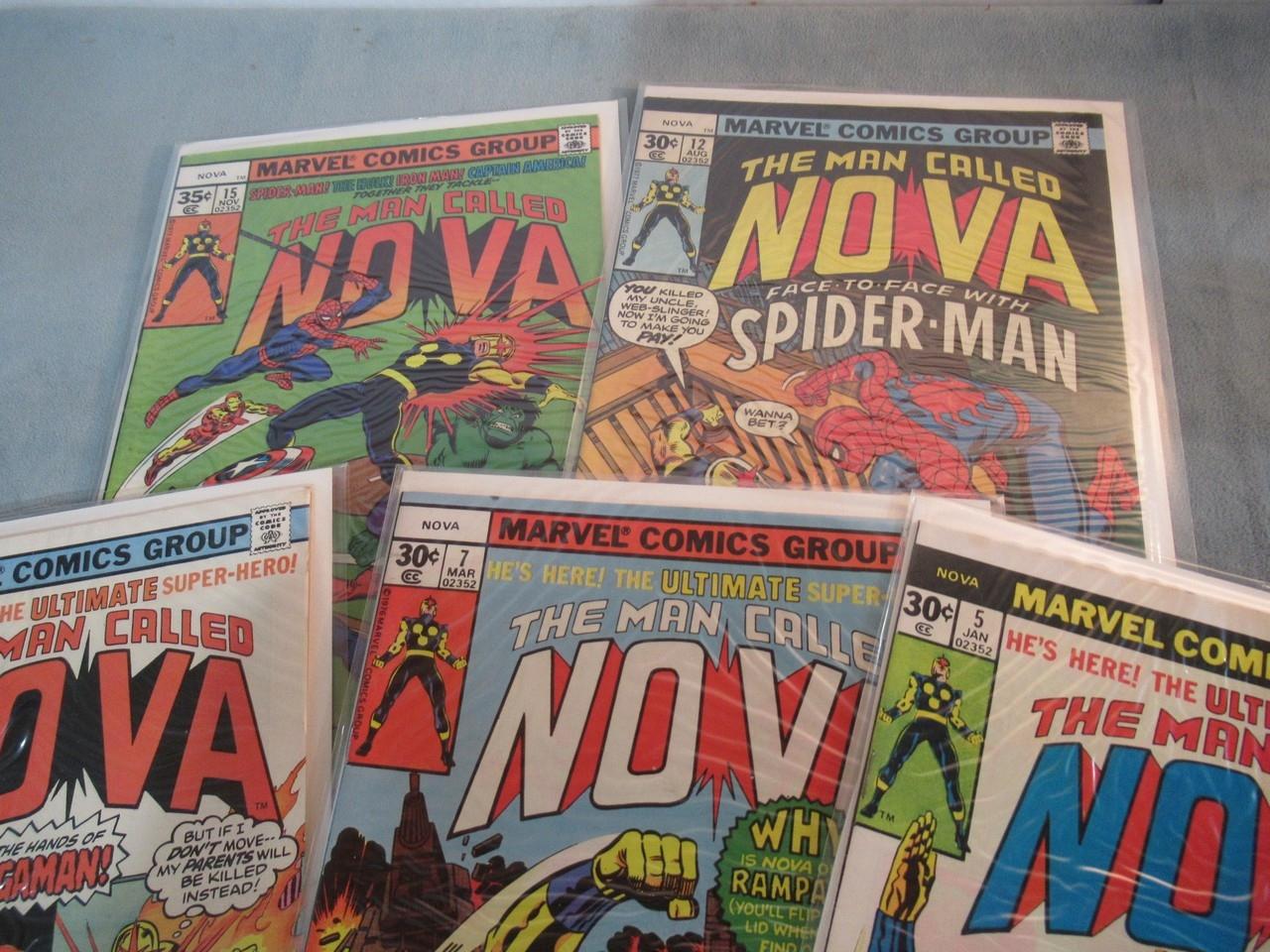 Nova (Marvel) Bronze Age Lot of (5)