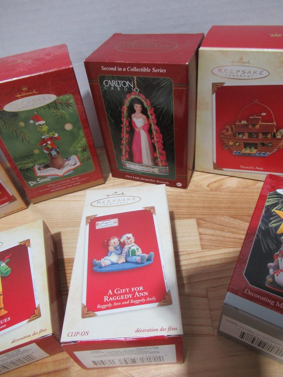 Christmas Ornament Box Lot