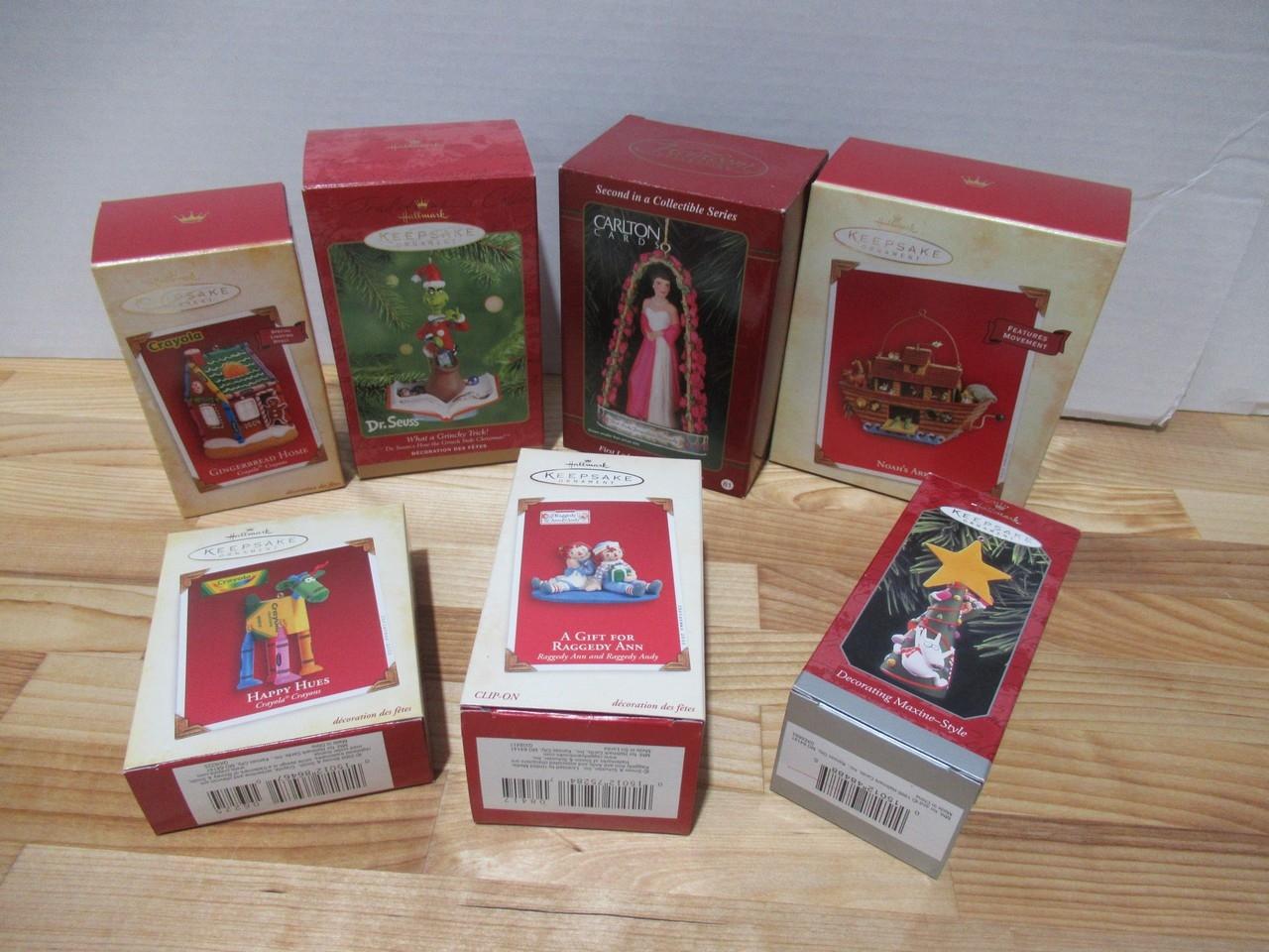 Christmas Ornament Box Lot