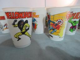 1970s Marvel Heroes 7-11 Slurpee Cup Lot