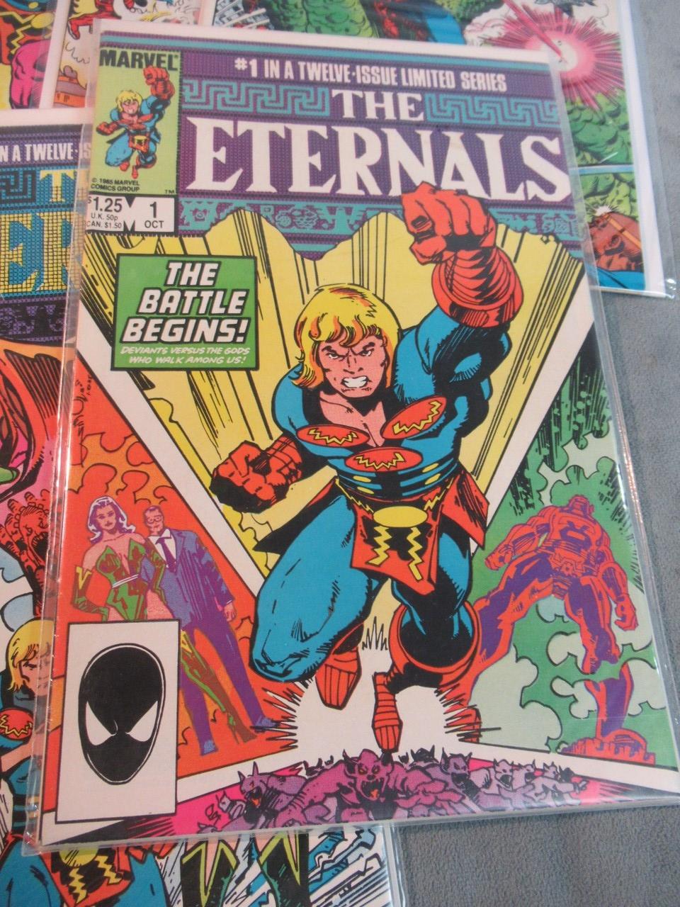 The Eternals Lot of (9) Comics