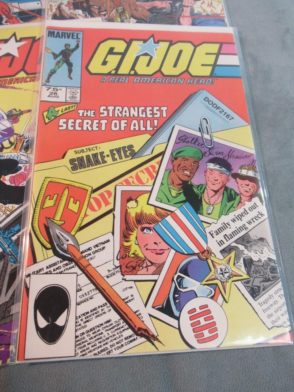 G.I. Joe 1980s Comic Lot of (7)