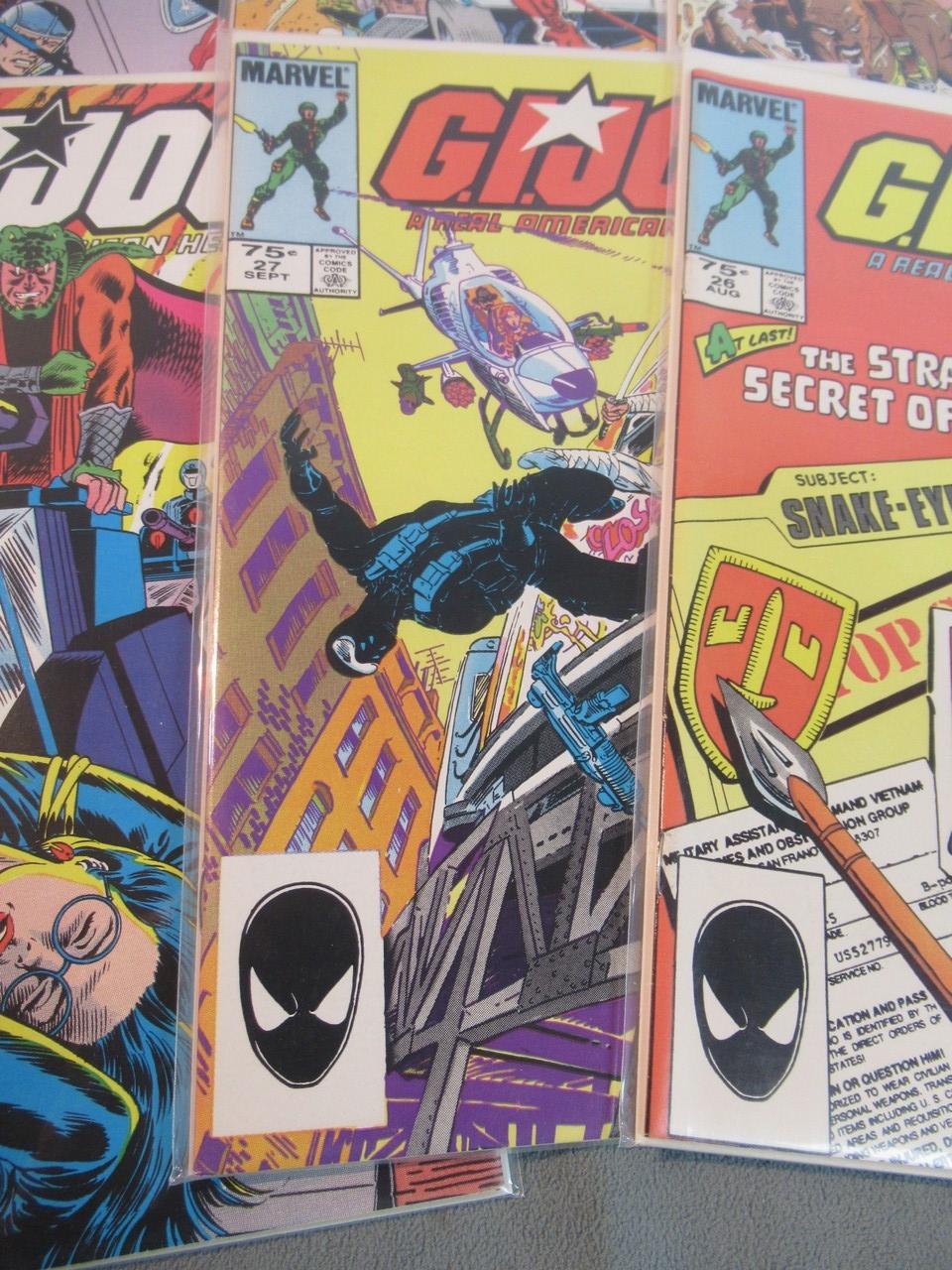 G.I. Joe 1980s Comic Lot of (7)