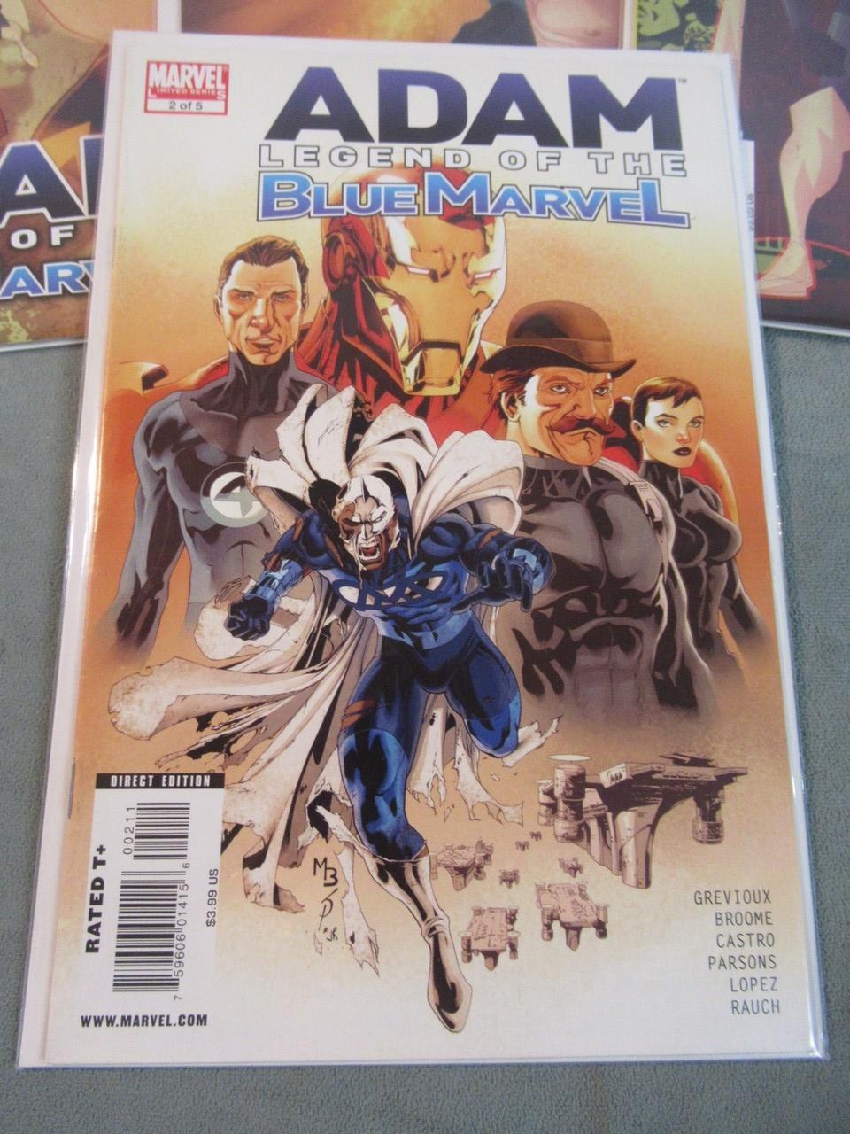 Adam: Legend of the Blue Marvel #2-5 Comic Lot