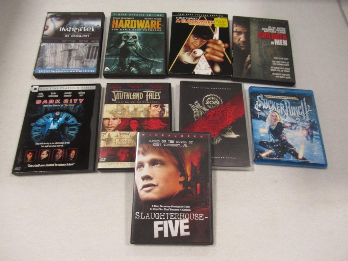 Mature Sci-Fi Flicks Blu Ray/DVD (Lot of 9)