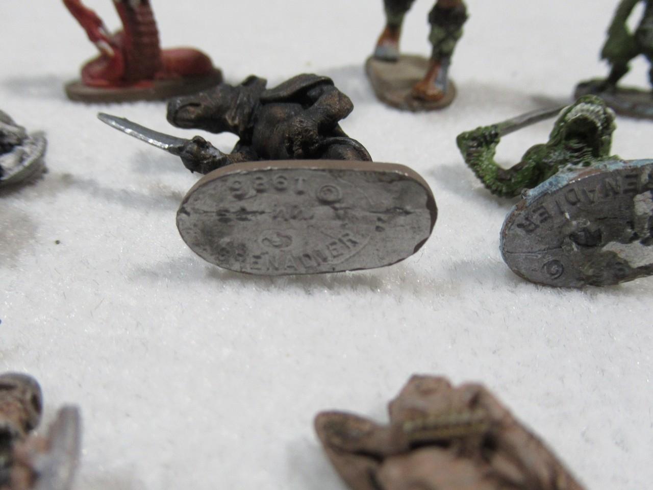 Grenadier Pewter Painted Miniature Lot