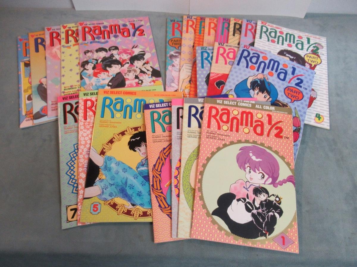 Ranma 1/2 Viz Comic Manga Lot