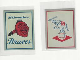 1960 Fleer Baseball Greats Inserts (2)