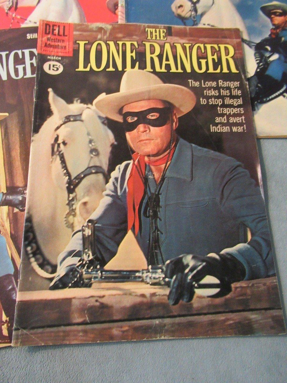 Lone Ranger Dell Photo Cover Lot