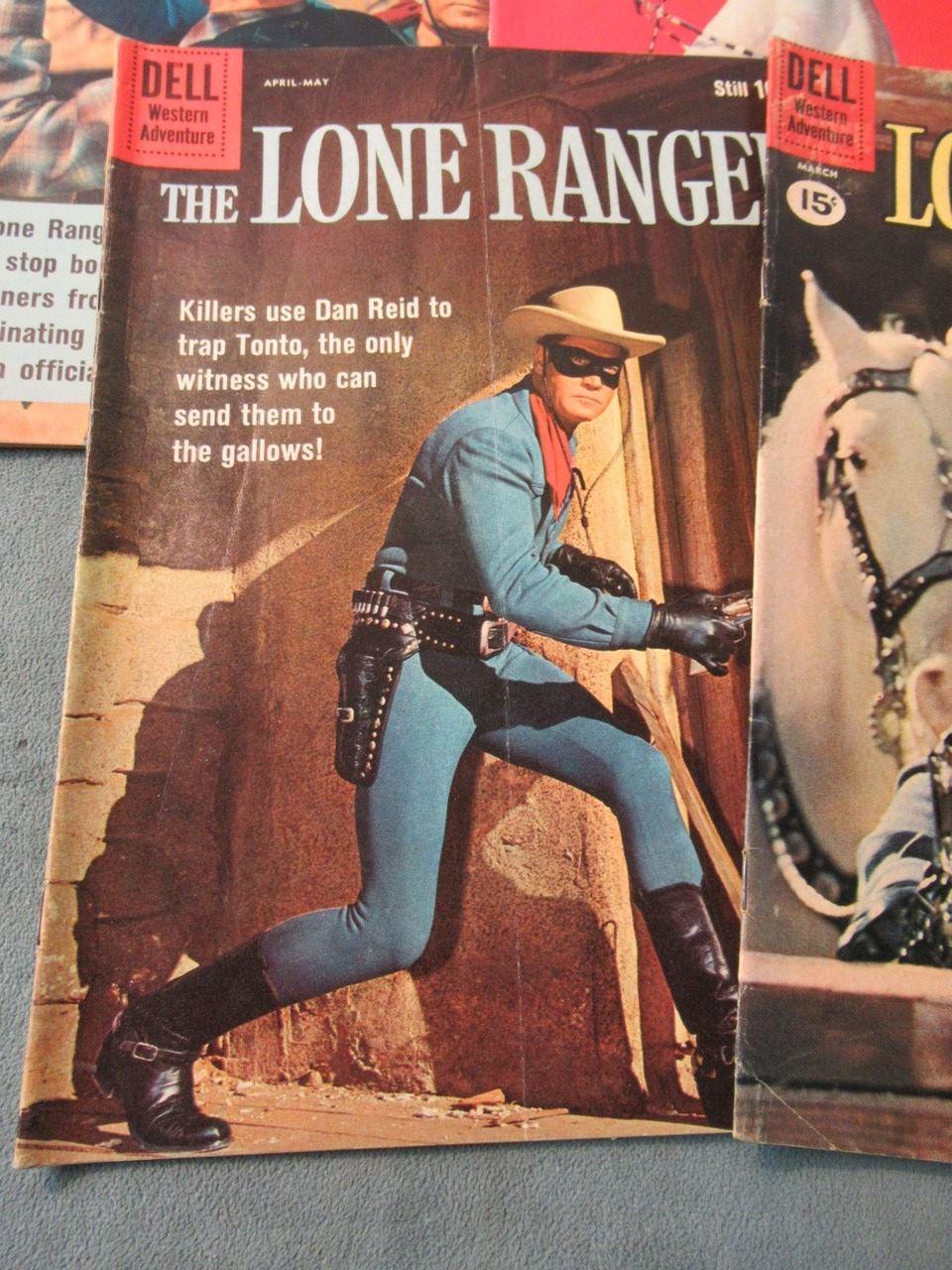 Lone Ranger Dell Photo Cover Lot