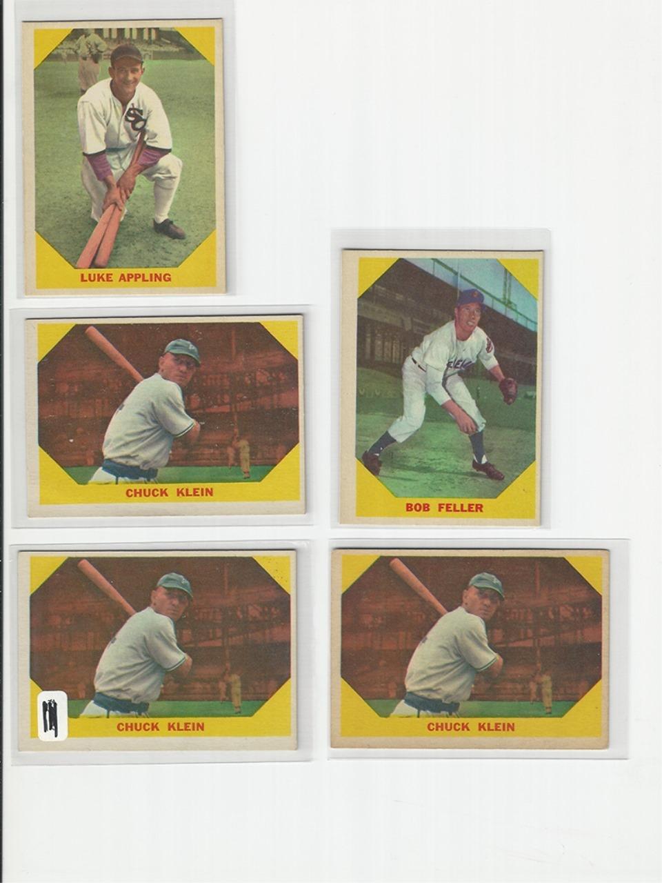 1960 Fleer Baseball Greats Group (5)