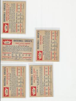 1960 Fleer Baseball Greats Group (5)