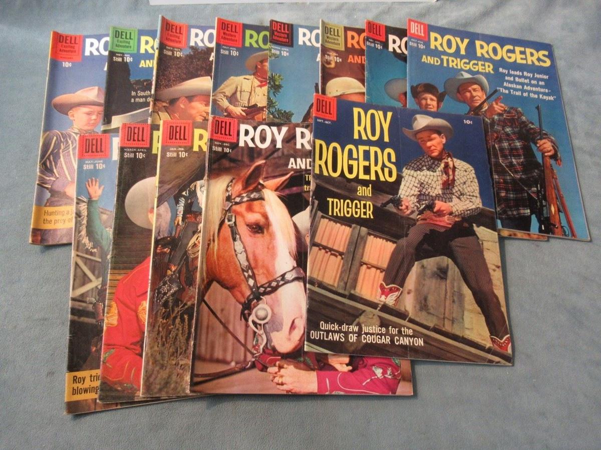 Roy Rogers and Trigger Lot of (13)/Dell