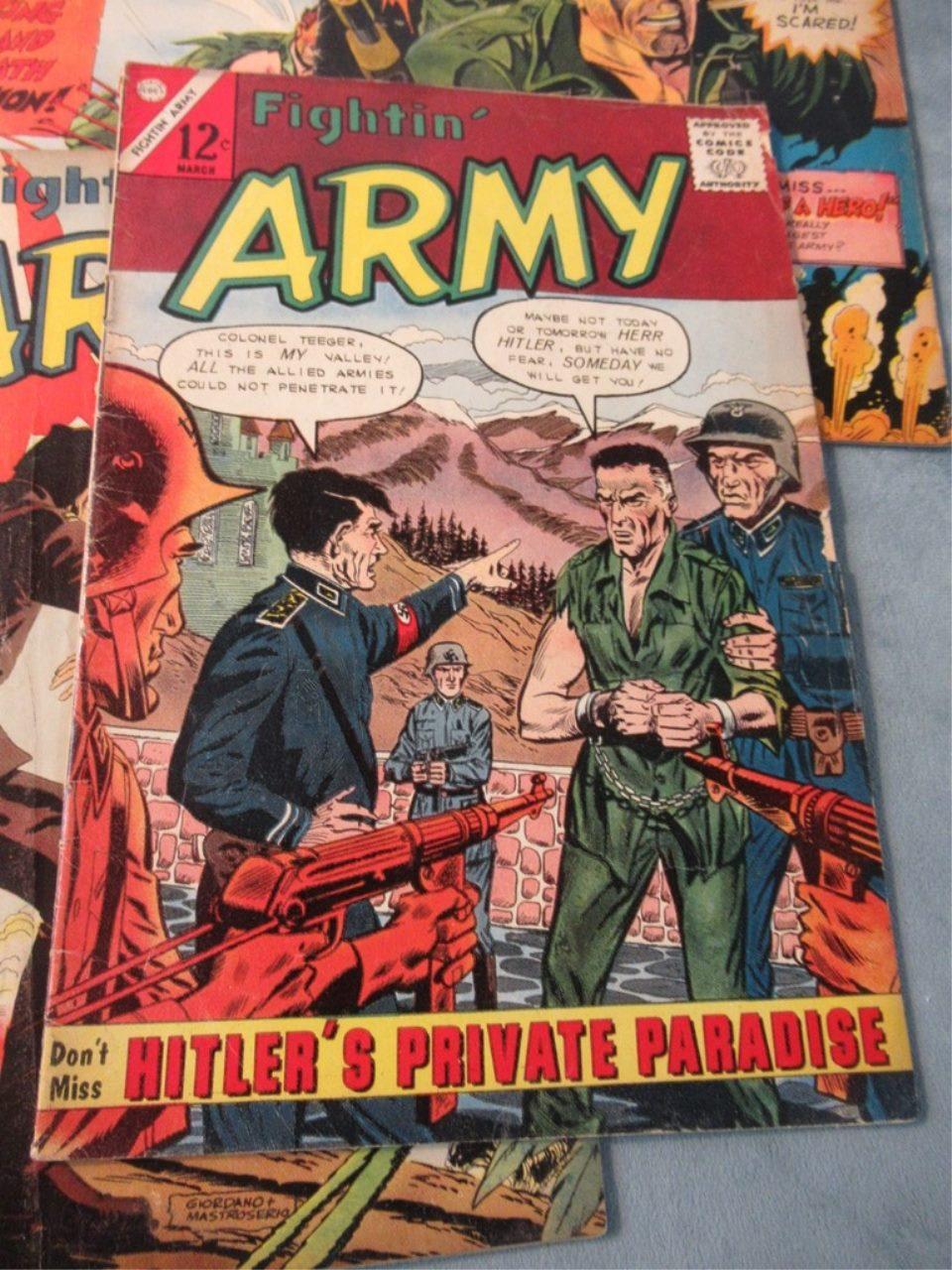 Fightin' Army Silver Age War Comic Lot