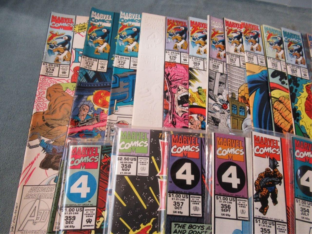 Fantastic Four #350,351,354-374