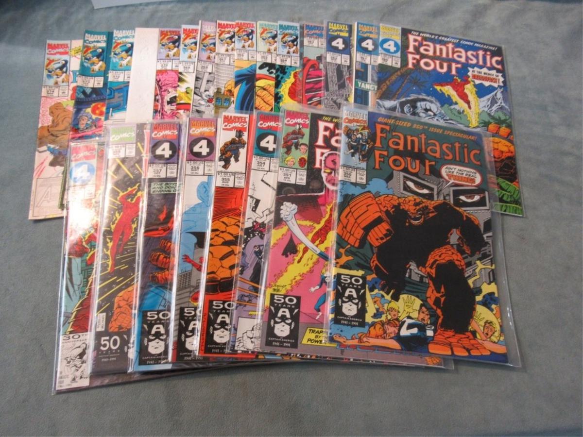 Fantastic Four #350,351,354-374