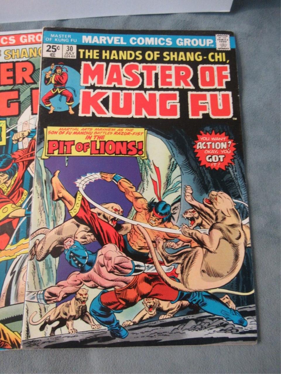 Master of Kung-Fu (Shang-Chi) Comic Lot