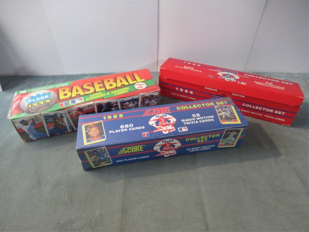 1988-1990 Baseball Card Sets Lot