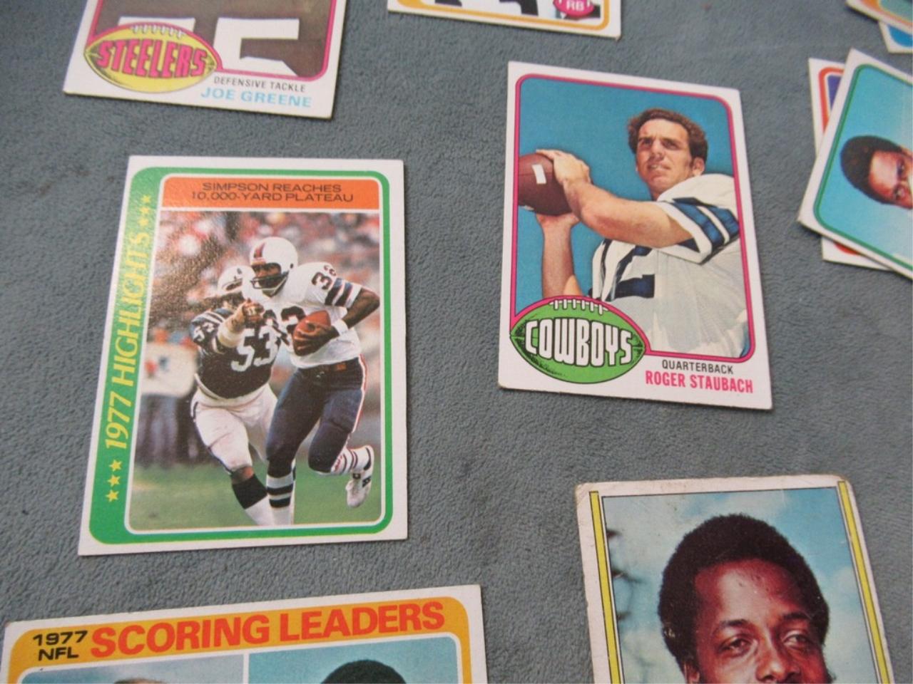 1970s Football Sports Card Lot