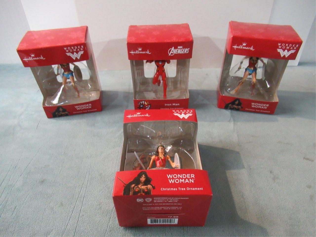 Superhero Hallmark Ornament Lot