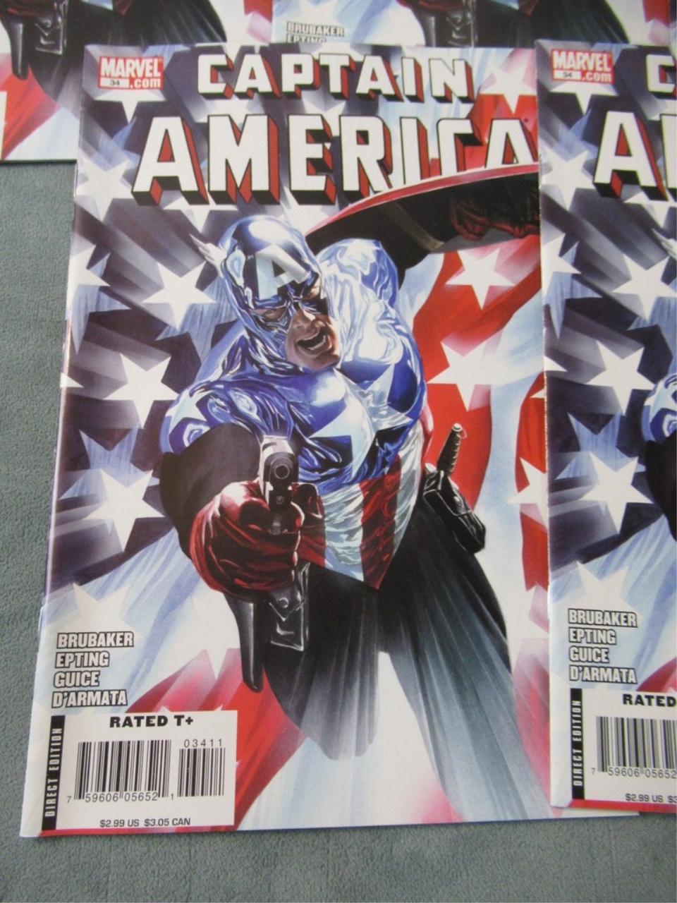 Captain America #34 (x5) Key/Ross Cover