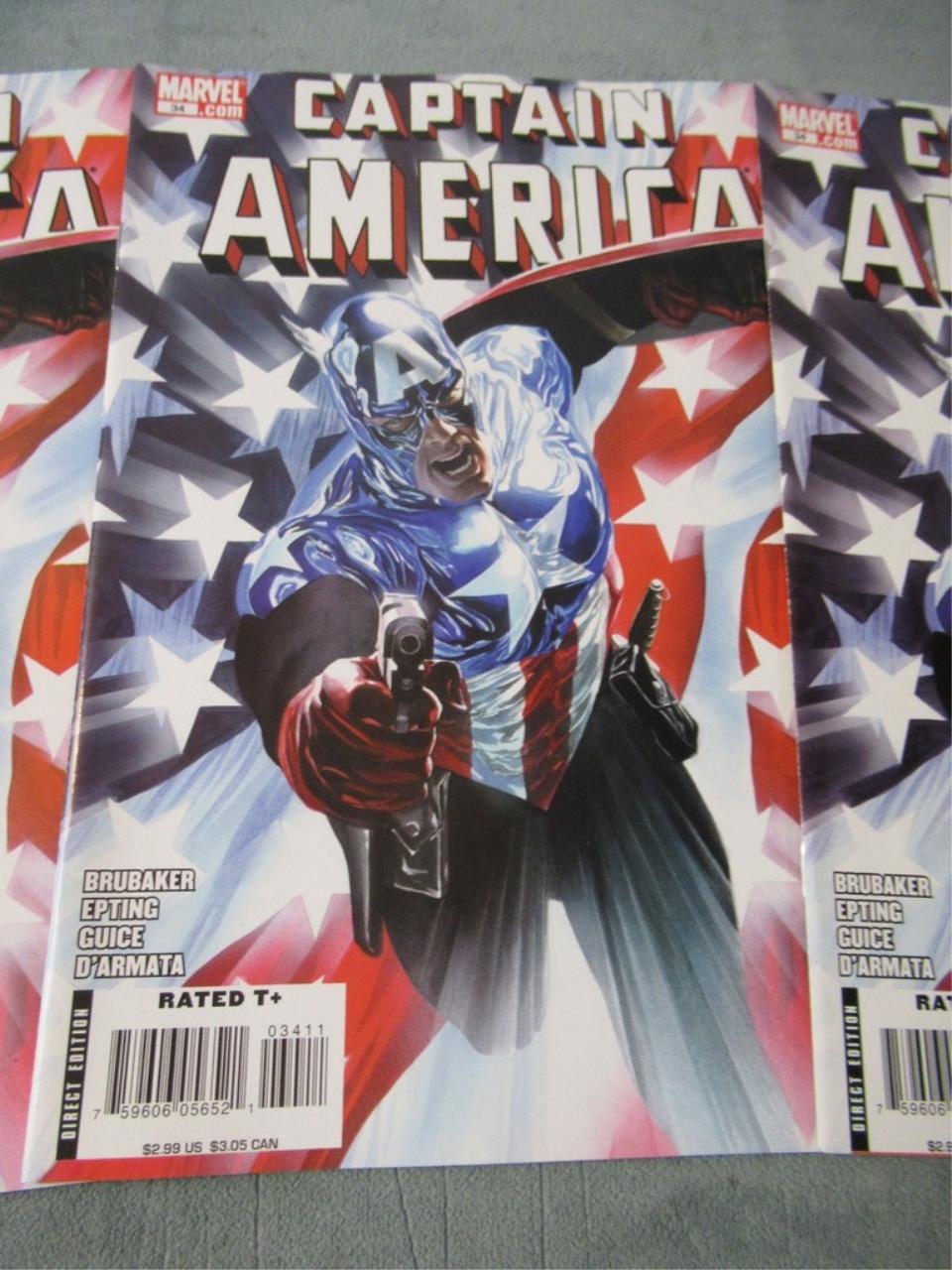 Captain America #34 (x5) Key/Ross Cover