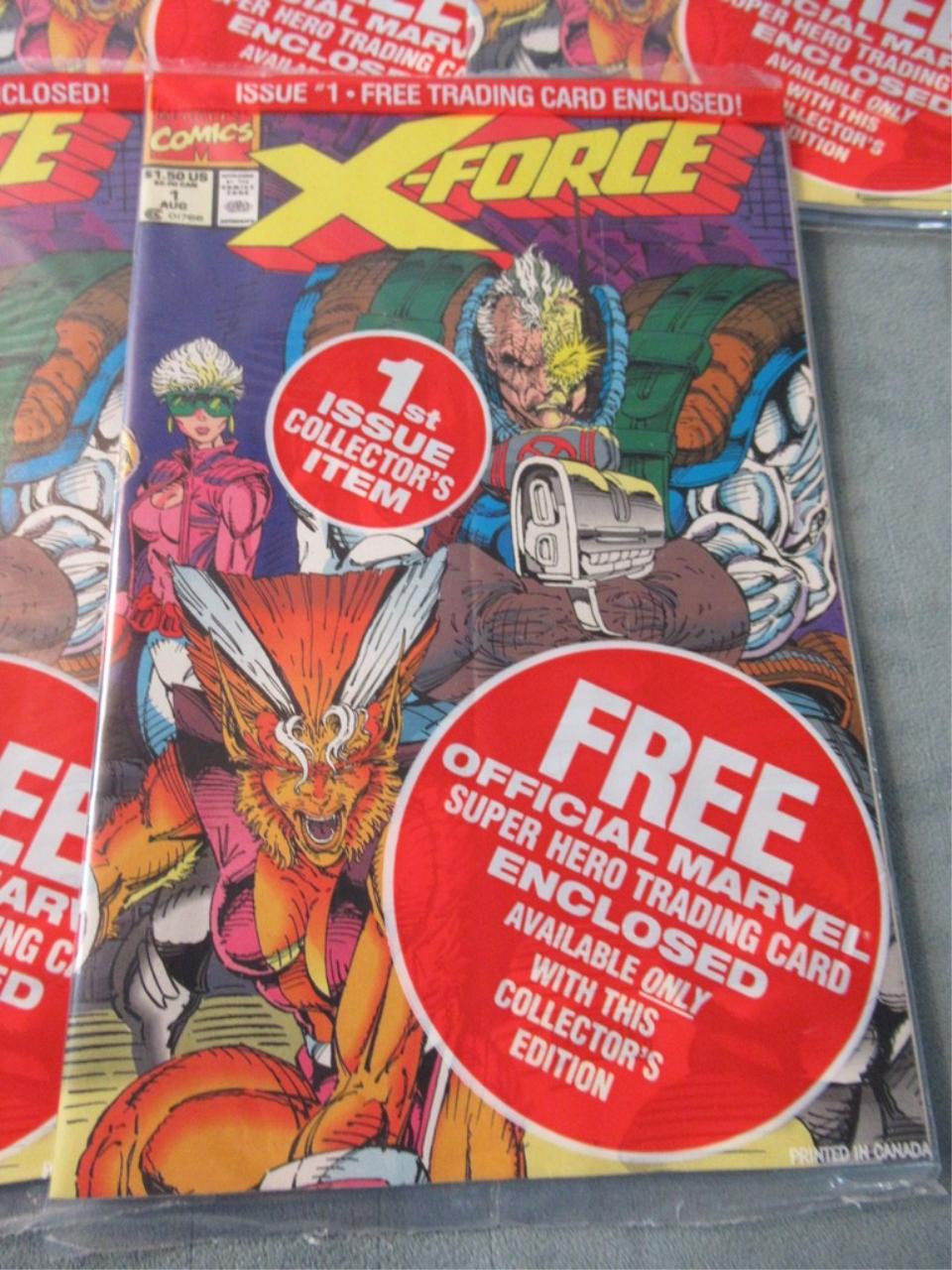 X-Force #1 (x5) Sealed w/All 5 Cards