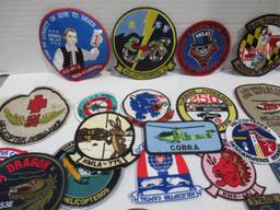 Helicopter/Military Patch Lot