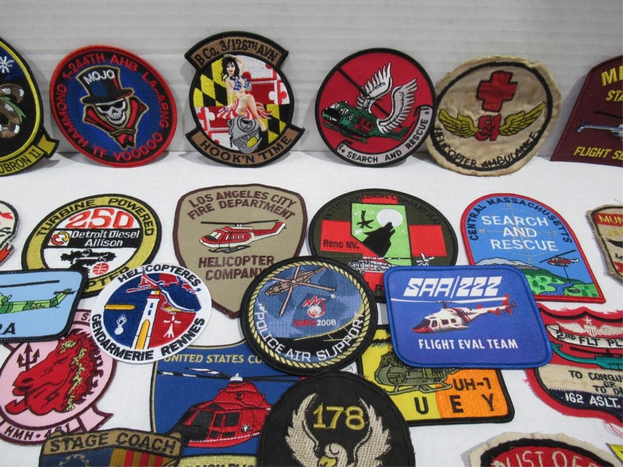 Helicopter/Military Patch Lot