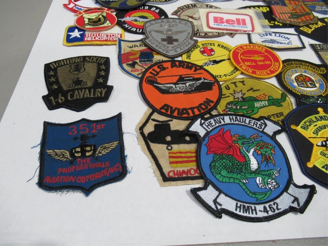 Helicopter/Military Patch Lot