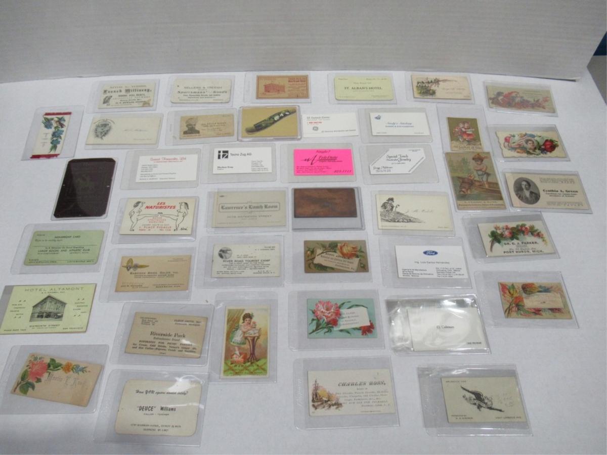 Vintage/Antique Business Cards Lot