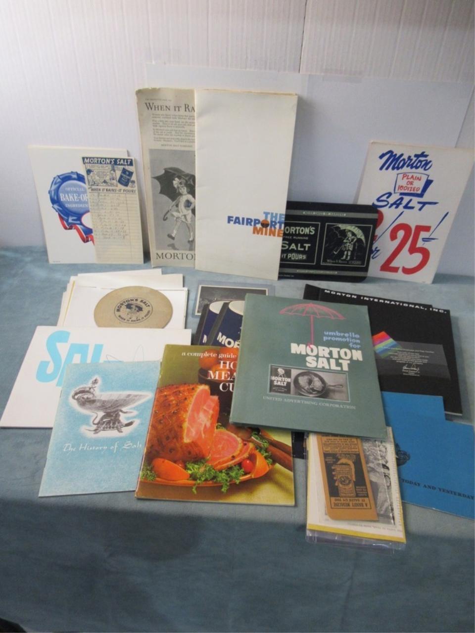 Morton Salt Collectibles Box Lot