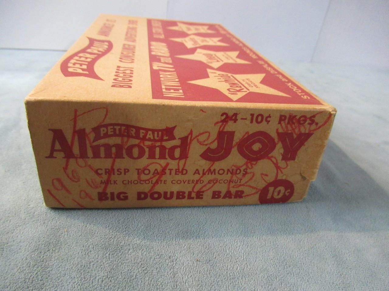 Vintage Almond Joy Candy Bar Box