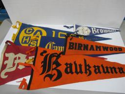 Vintage Felt Pennant Box Lot