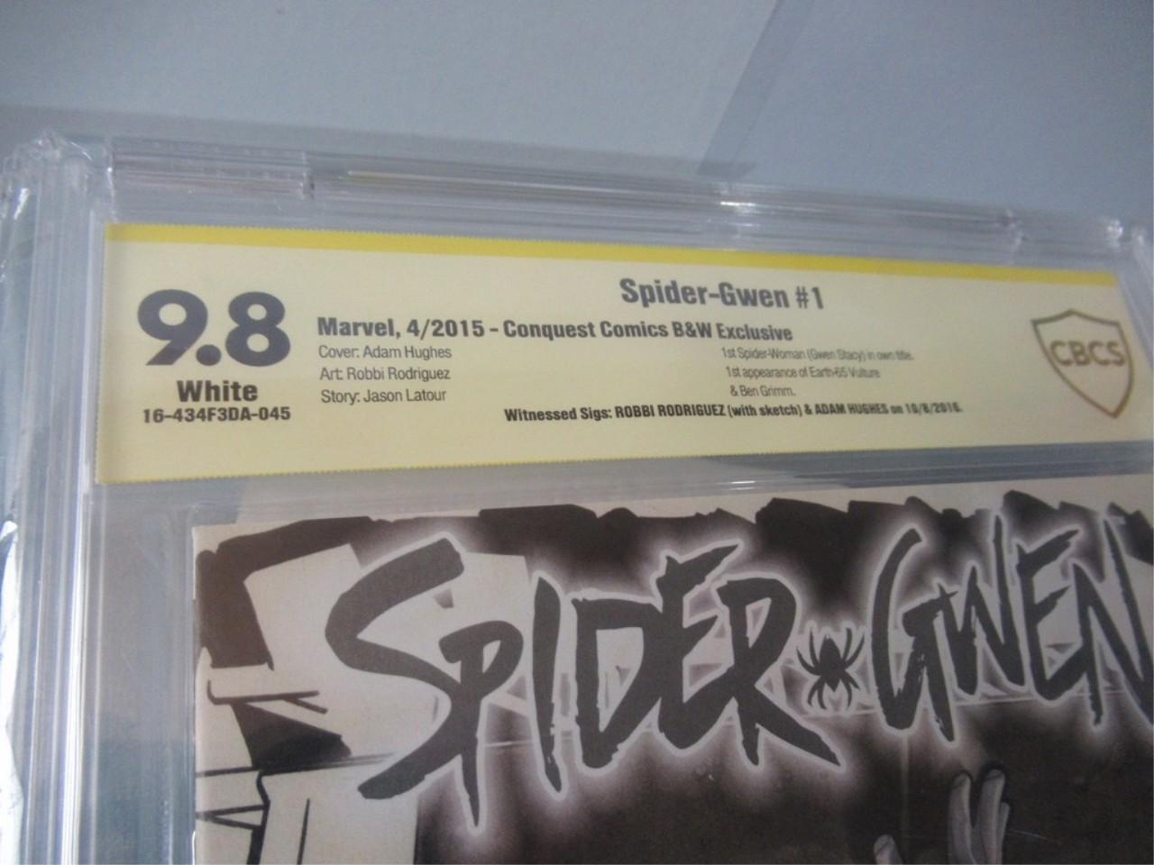Spider-Gwen #1 CBCS 9.8 Signed Variant!