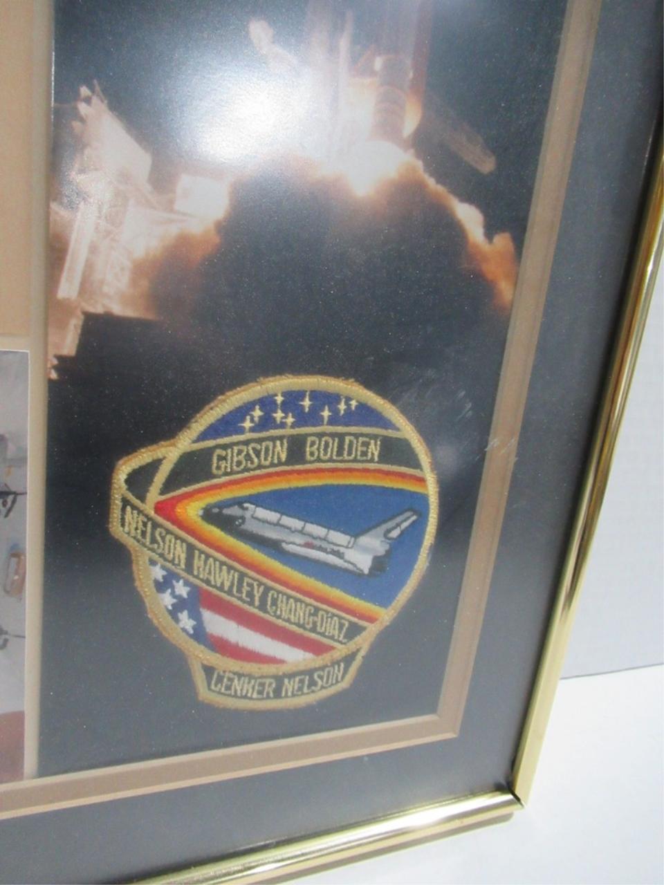 Space Shuttle Columbia Flown Patch/Flag