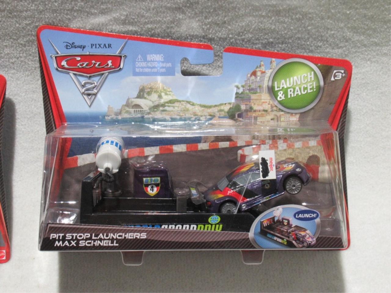 Cars Pit Stop Launchers Lot of (3)