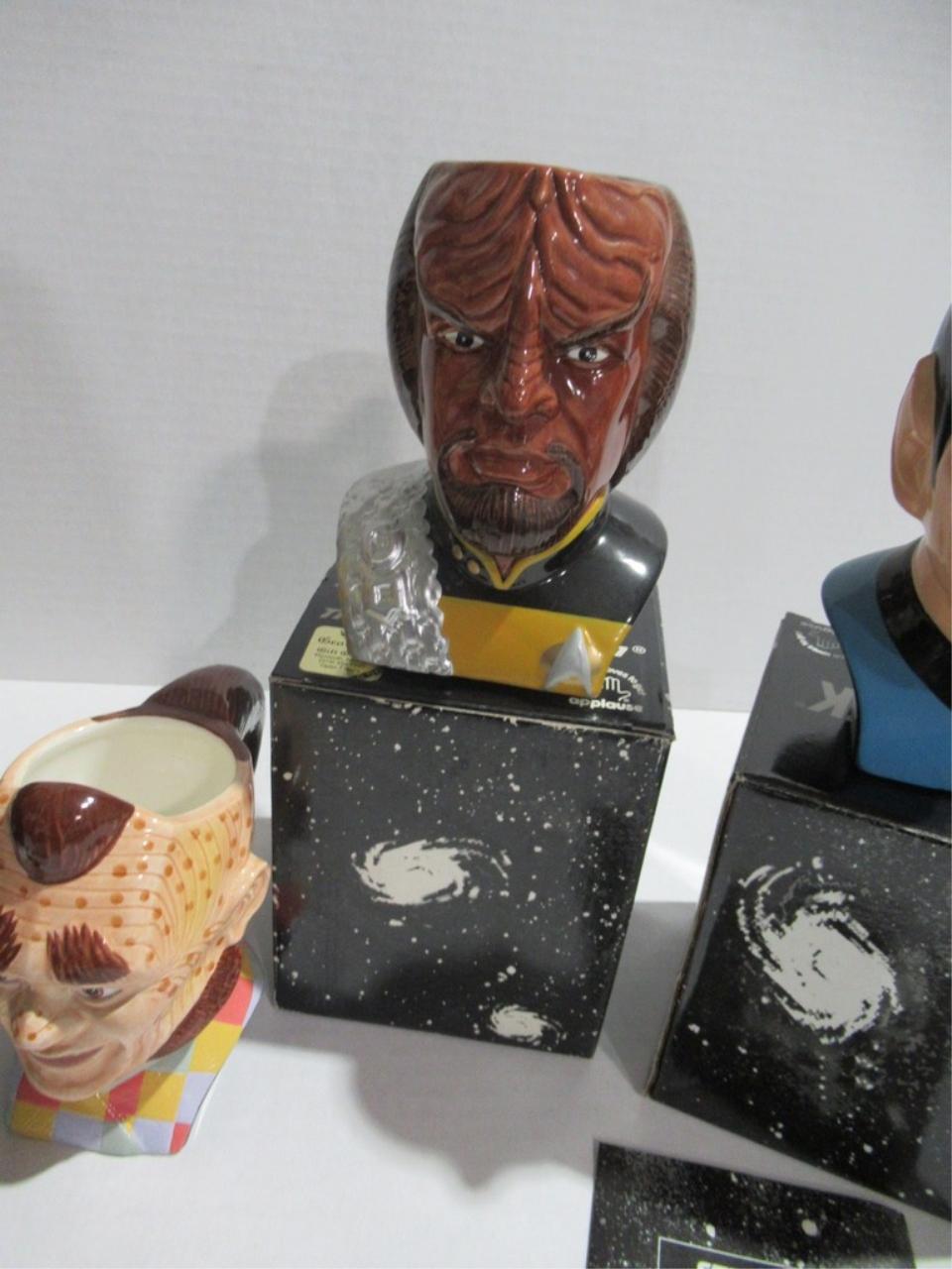 Star Trek Collectible Character Mug Lot