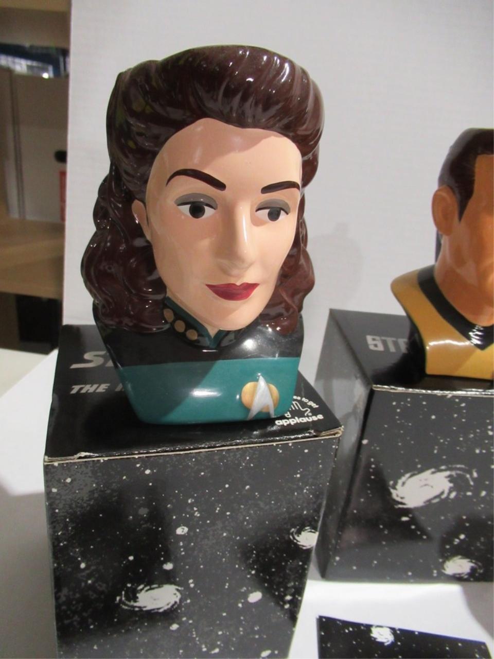 Star Trek Collectible Character Mug Lot