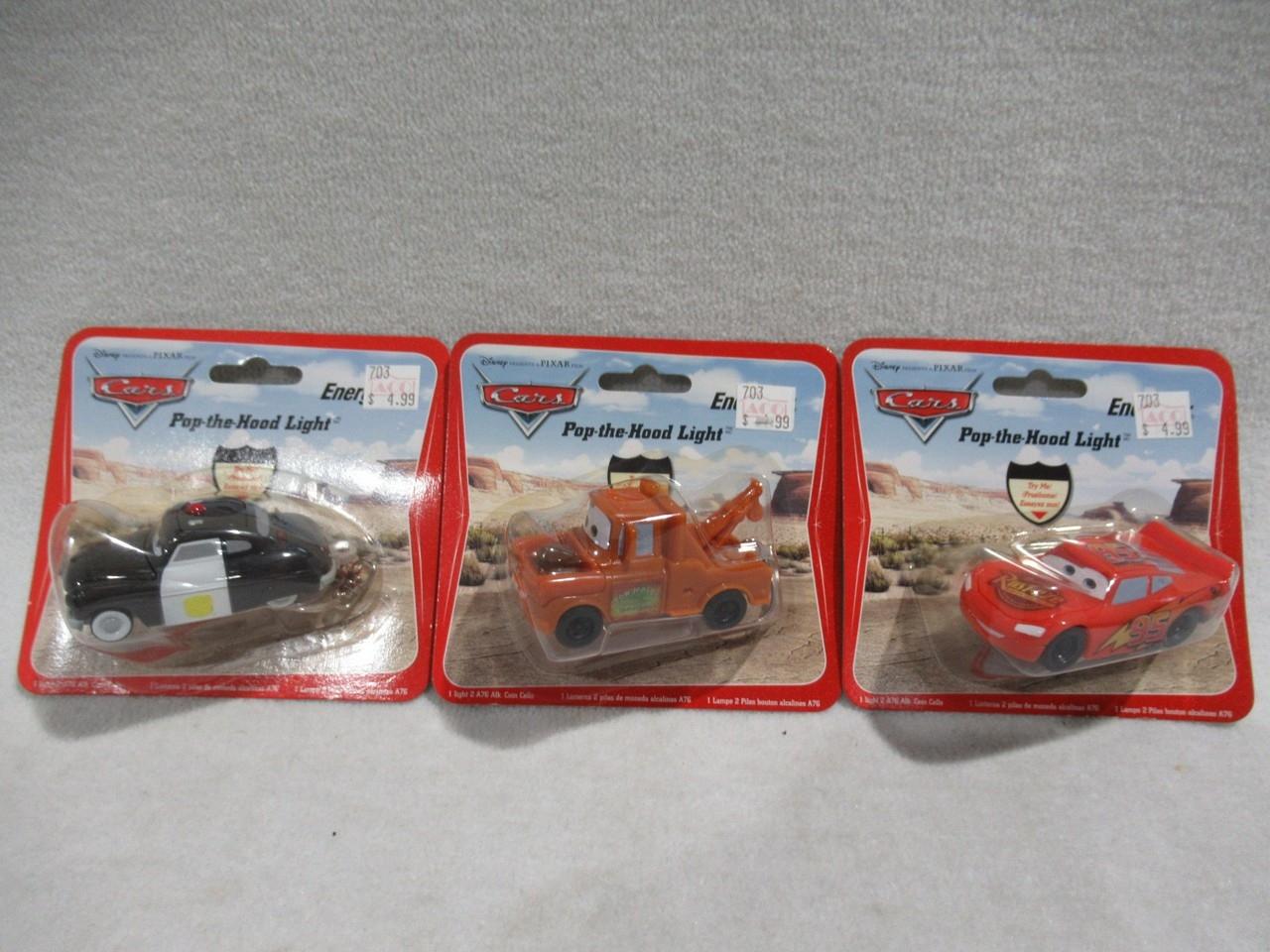 Disney Cars Pop-The-Hood Light Lot