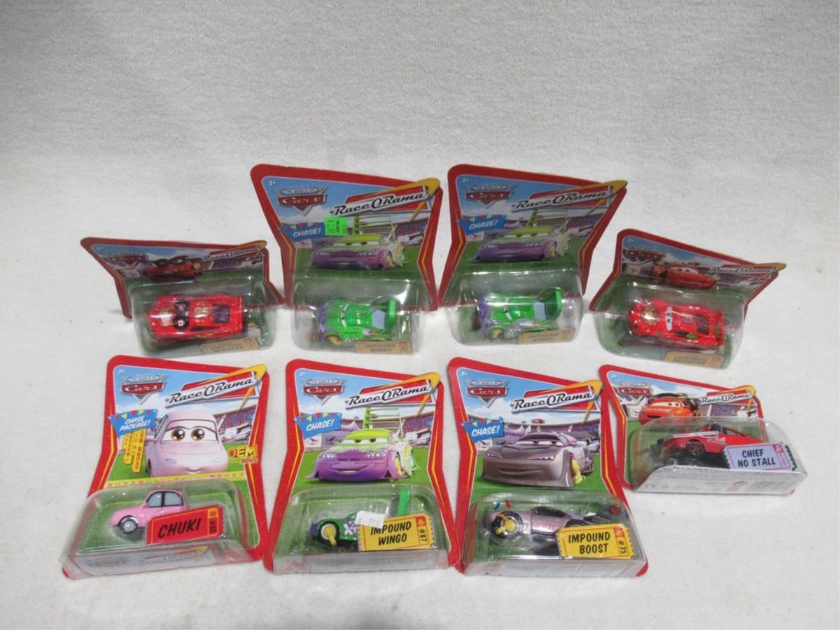 Disney Cars Race-O-Rama Lot of (8)