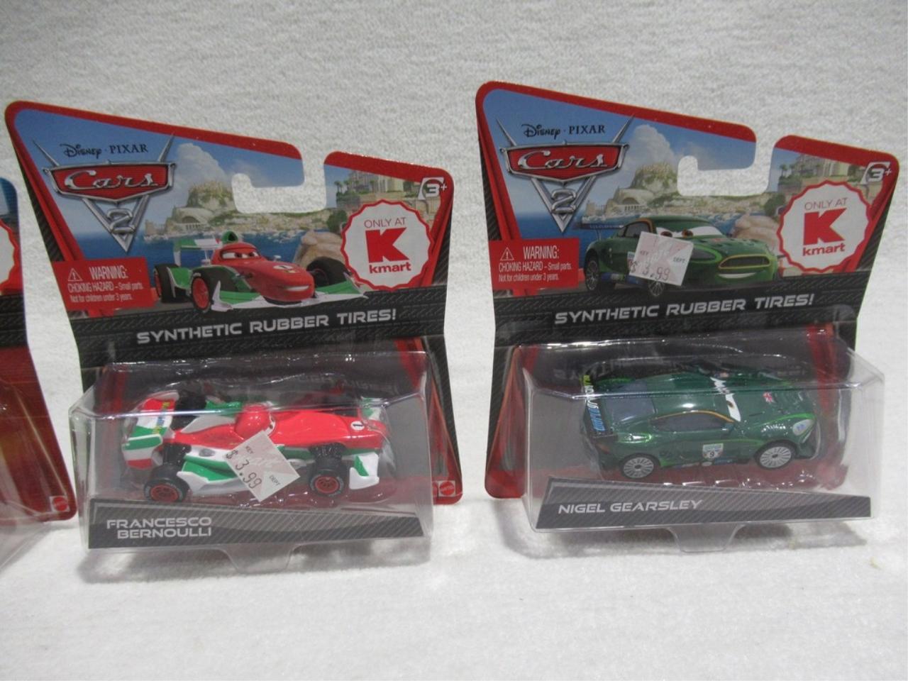 Disney Cars Rubber Tires Vehicle Lot